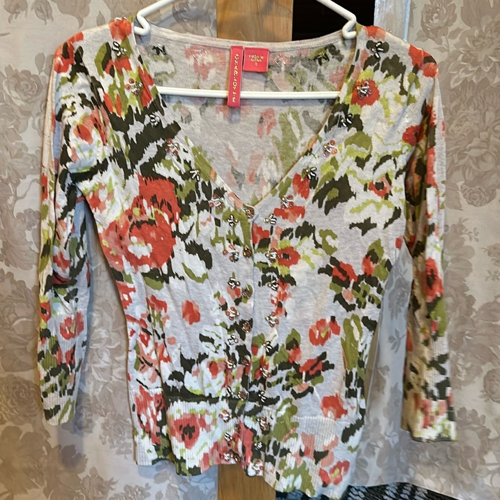 Charlotte Tarantola cardigan floral print